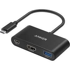 Anker PowerExpand 3-in-1 USB-C PD Hub – Gray – A8339HA1
