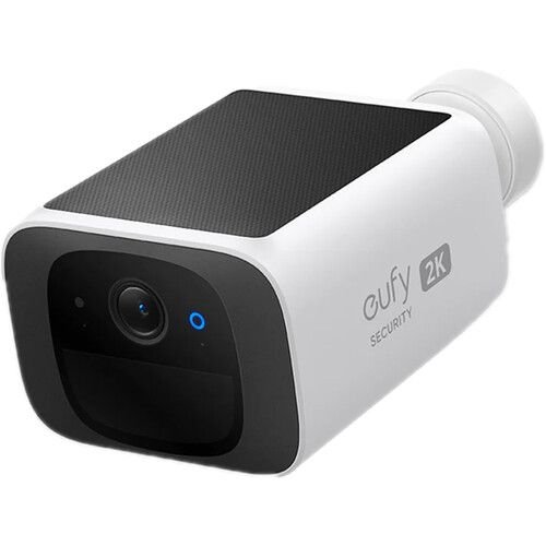 Eufy Security SoloCam S220 – 2K Solar-Powered Battery Camera – T8134321 – White
