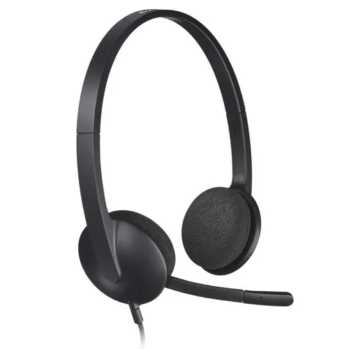 Logitech H960 Office USB Headset with Noise-Canceling Mic (981-000100)
