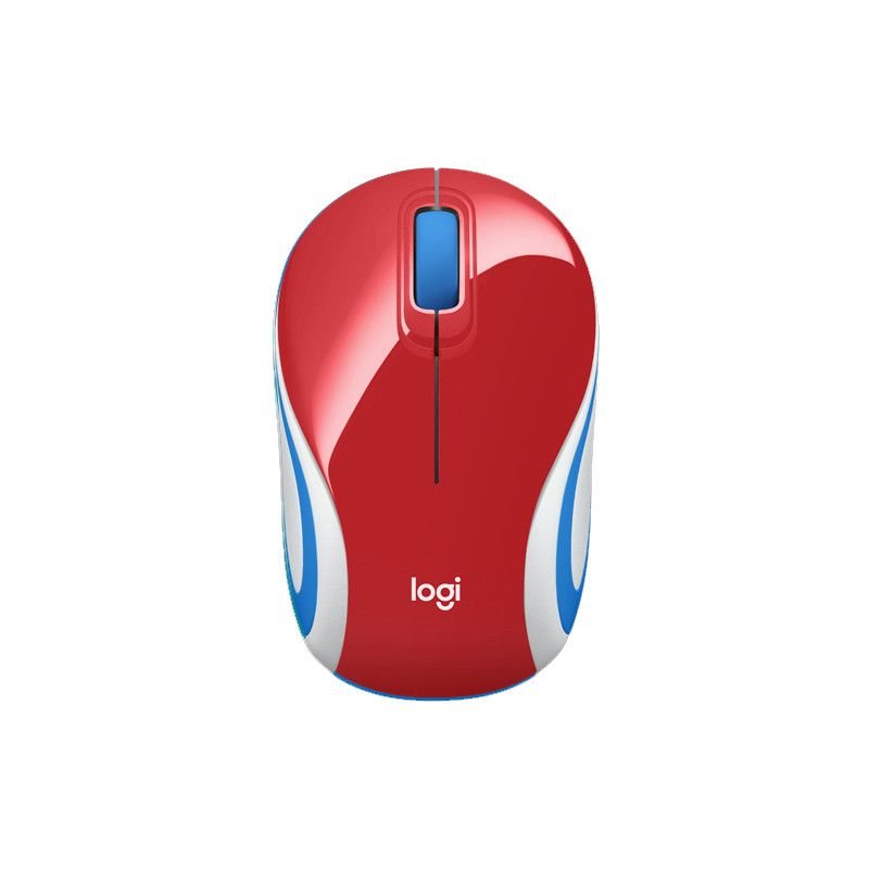 Logitech M187 Wireless Mini Mouse Red (910-002732)