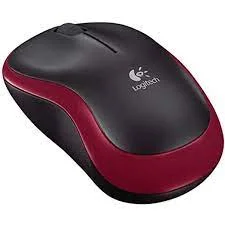 Logitech Wireless Mouse M185 Red - 910-002237