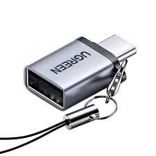 UGREEN USB-A 3.0 Female To USB-C Type-C Male Convertor Adapter With Lanyard -Space