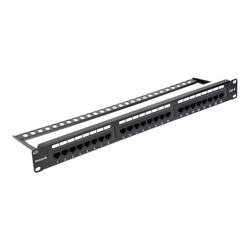 Vention CAT.6 UTP 24 Ports Keystone Patch Panel Black – VEN-KGAB0